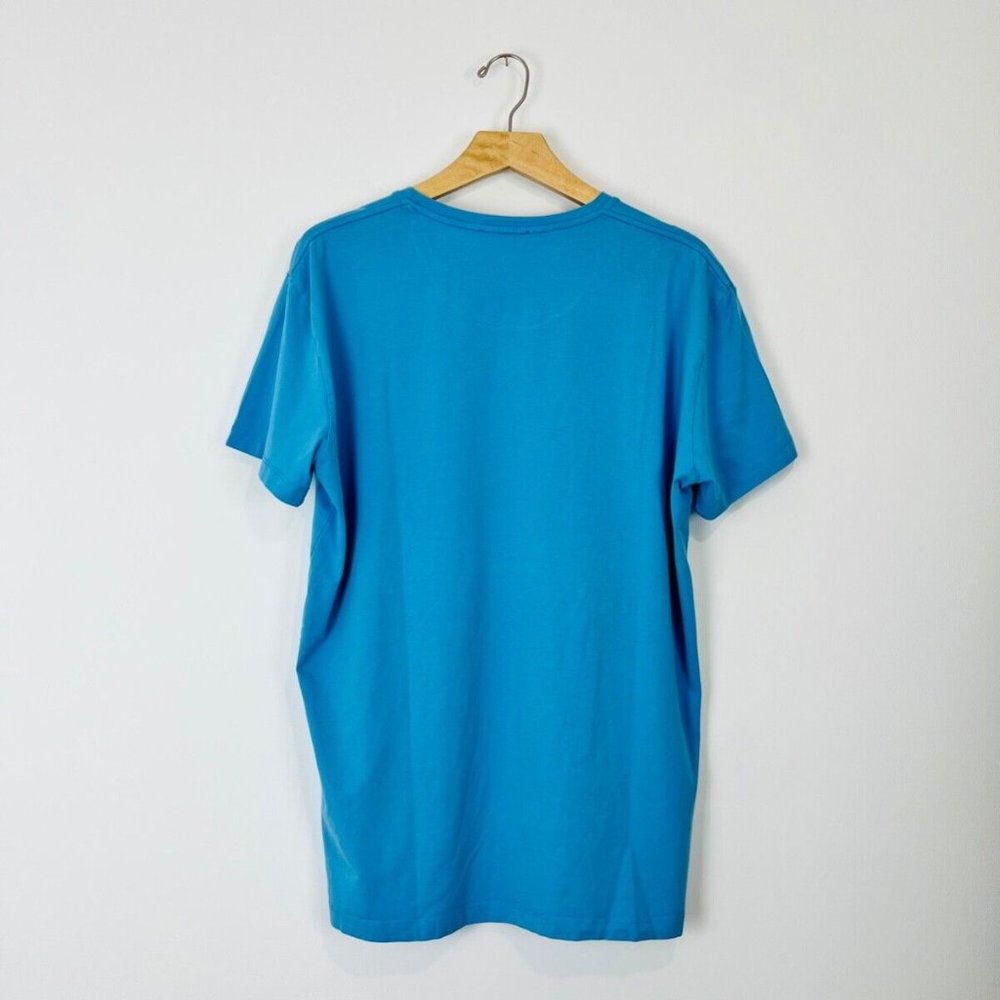 Love Moschino Blue Boot Graphic Logo Short Sleeve Classic T Shirt UK XXXL - Picture 12 of 12
